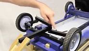 Build a homemade kids pull wagon: Radio-Flyer style with better steering!