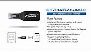 EPEVER WIFI 2.4G RJ45 D local offline monitoring and setting