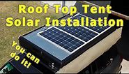 How to Install Solar Panels on Your Roof Top Tent