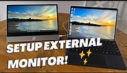 How to Setup External Monitors Windows 10 and Windows 11