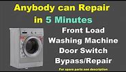 Washing machine door lock bypass |Washing machine door lock | front load washing machine repair