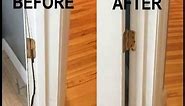DIY - Broken door frame/jamb repair without full frame removal