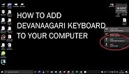 Easiest Way to Type in Devanaagari on your Computer