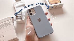 iphone 12 mini (white) unboxing 🍎 🤍 | aesthetic asmr | setting up + accessories ✨