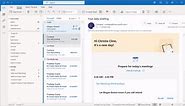 Create an email message in Outlook