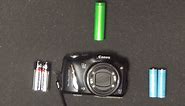 DIY: Hack an AA/Eneloop 1.5V battery powered camera to run 18650 Li-ion & make it a dashcam camera