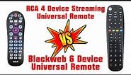 Blackweb 6 Device Universal Remote Vs RCA 4 Device Streaming Universal Remote | Battle of the Cheap