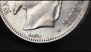 [RARE COIN] France, Napoléon III, 5 Francs, 1865, Strasbourg, Silver