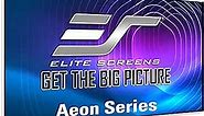 Elite Screens Aeon Series, 120-inch 16:9, 8K / 4K Ultra HD Home Theater Fixed Frame EDGE FREE Borderless Projector Screen, CineWhite UHD-B Front Projection Screen, AR120WH2