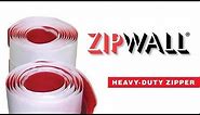 ZipWall Heavy Duty Zipper - Quickly Create a Door in Your Plastic Sheeting Dust Barrier