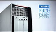 Lenovo Thinkstation P920 System Overview