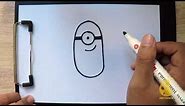 How to Draw easy minion