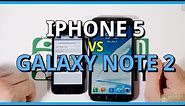 Apple iPhone 5 vs Samsung Galaxy Note 2