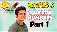 class 4 maths large numbers - class-4 maths ch-1 part-1 (large number) - class - iv maths.