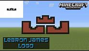 Minecraft: Pixel Art Tutorial: LeBron James Logo (Nike)