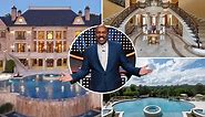 Inside Steve Harvey's new $15 million mansion featuring a massive gym, sparkling pool and an imperial staircase
