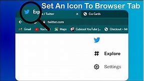 How to Set an Icon to Browser Tab HTML Webpage