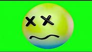 3D Sick Emoji Green Screen Effects Copyright Free VFX FX