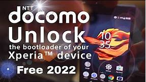 How to Sony Xperia (NTT Docomo) Devices Free Unlock Bootloader in 2022