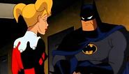 Harley Quinn Kisses Batman
