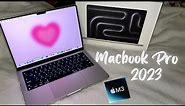 Unboxing my NEW MacBook PRO M3 14" in Silver!!!