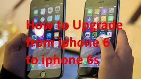Update from Iphone 6 to iphone 6s Guide | Transfer Sim | Transfer data from Iphone 6 to iphone 6s