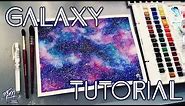 How To Paint A Watercolour Galaxy | Tutorial