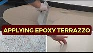 Applying 3mm Epoxy Terrazzo - Step by step demonstration
