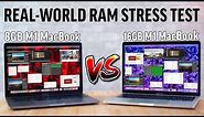 Apple M1 Macs 8GB vs 16GB RAM - Multitasking STRESS Test
