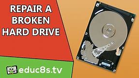 Tutorial: How to repair broken hard disk drive and recover your data. Beeping sound or clicking