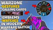 *EQUIP* WARZONE CALLING CARDS, GESTURES, SPRAYS, AND WATCHES IN MODERN WARFARE MULTIPLAYER GLITCH!