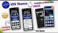 New iOS Theme🔥For Miui - Includes 5+ Charging Animations and Much More | Without Root😃✅