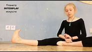 Feet stretching Ballet Children