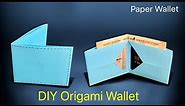 How to Make a Cute Paper Wallet | Origami paper Purse |Origami Wallet|DIY Mini Paper Wallet/Craft