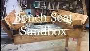 How to build a Sand Box with lid that converts to bench seats