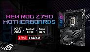 New ROG Z790 motherboards for Intel 14th gen!