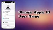 How To Change Apple ID Name in iPhone IOS 12 - Mindovermetal English