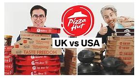 Every difference between UK and US Pizza Hut including portion sizes, calories, and exclusive items