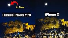 Huawei nova y70 camera test vs iPhone x camera | little different