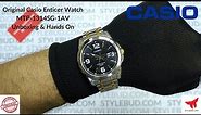 WW0459 Casio Enticer Date Chain Watch MTP-1314SG-1AV Unboxing & Hands On