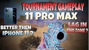 IPHONE 11 PRO MAX END ZONE TOURNAMENT GAMEPLAY WILL IT LAG ? IN ENTENSE END ZONE ll REVIEW + 1v4s