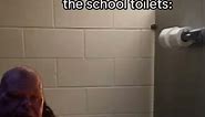 Using the school toilets properly