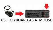 How to use your Computer without mouse (Use your Keyboard as a Mouse)