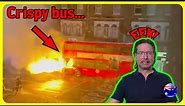 London: Electric Bus INCINERATED by Lithium Battery Fire 🔥 | MGUY Australia