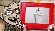DRAWING with an ETCH A SKETCH: Art Challenge!