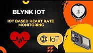 IoT based heart rate monitoring using espp32 and pulse rate sensor