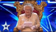 OMG! Did the Queen just say that?! | Auditions | BGT 2019