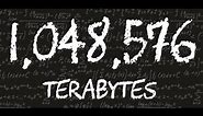 What is even bigger than a Terabyte?