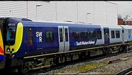 SWR 450087 + 450111 With New SWR Livery/New Interior Walk Through + 450009 At Portsmouth & Southsea