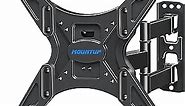 MOUNTUP TV Wall Mount Full Motion Tilting TV Mount Bracket for Most 26-55 Inch Flat Curved TVs with Swivels Articulating Arms Max VESA 400X400mm and 88lbs Fits Single Stud MU0014